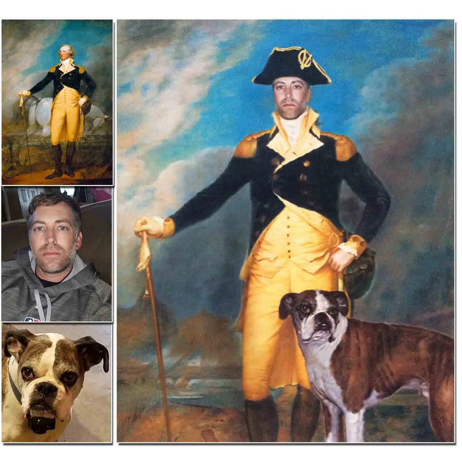 Classical painting 5 Persons-Hand Painted Oil Portrait