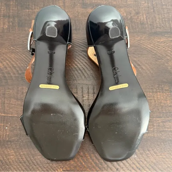 Cole Haan T-Strap Patent Leather Heels 6.5 London Air