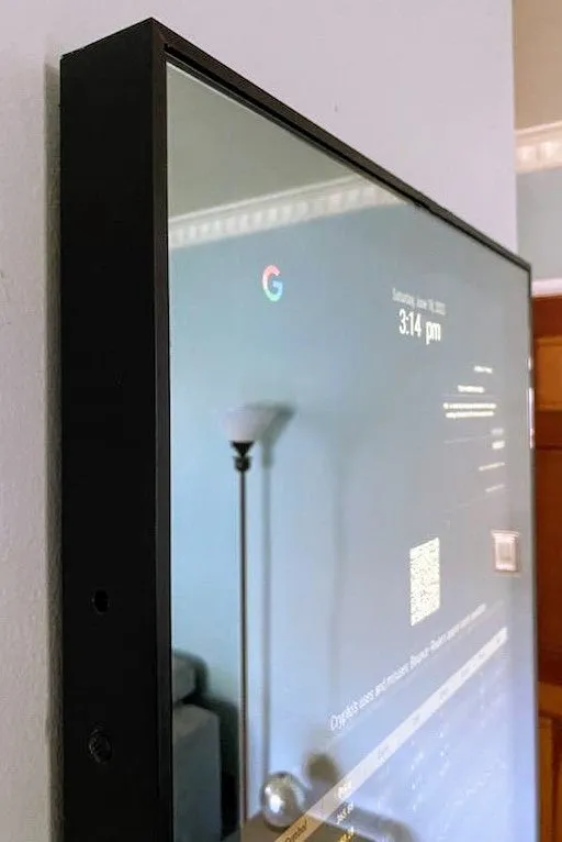 Customize Your Framed Touchscreen Android DAKboard Smart Mirror - Choose Your Display and Mirror Size
