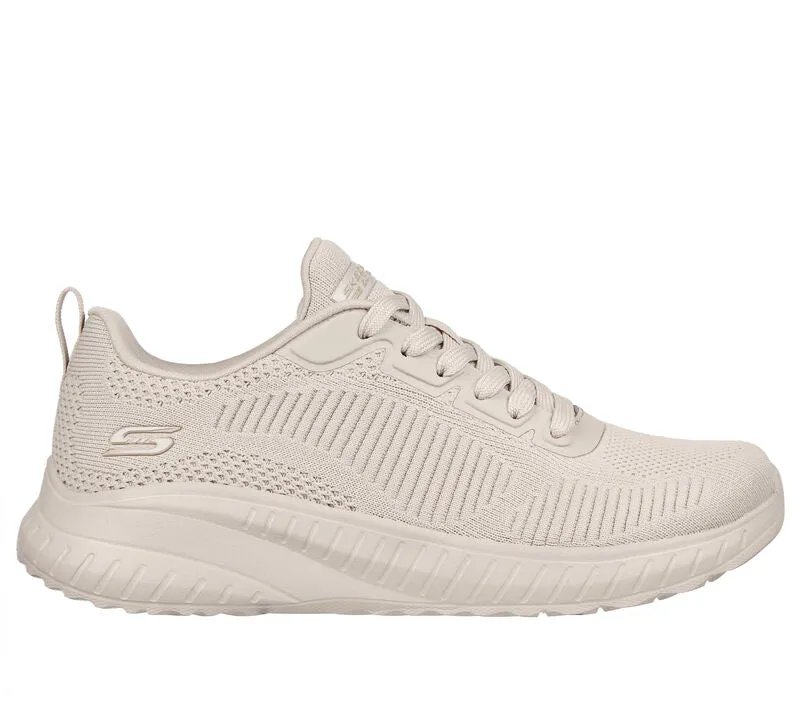 Damen Wide Fit Skechers Bobs Squad Chaos Face Off 117209 Vegane Sneakers