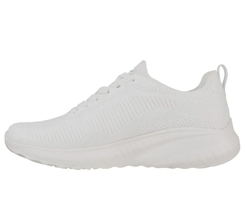 Damen Wide Fit Skechers Bobs Squad Chaos Face Off 117209 Vegane Sneakers