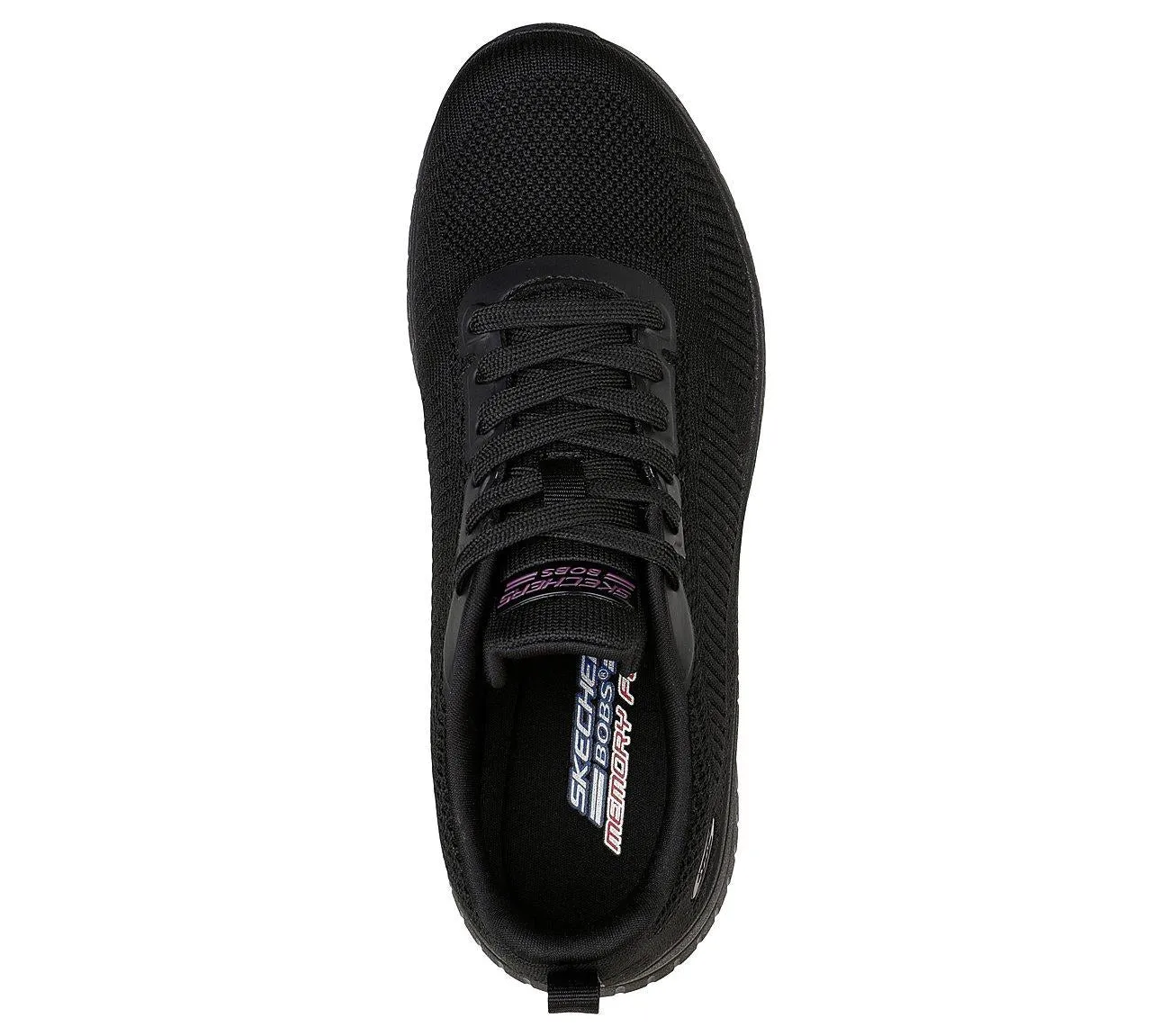 Damen Wide Fit Skechers Bobs Squad Chaos Face Off 117209 Vegane Sneakers