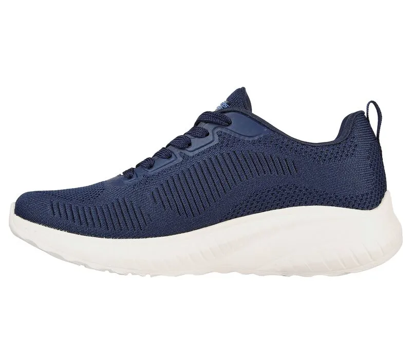 Damen Wide Fit Skechers Bobs Squad Chaos Face Off 117209 Vegane Sneakers
