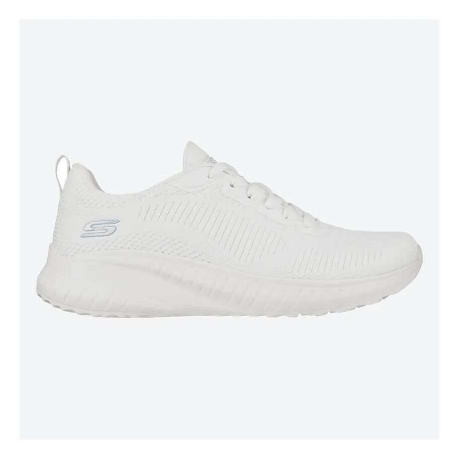 Damen Wide Fit Skechers Bobs Squad Chaos Face Off 117209 Vegane Sneakers