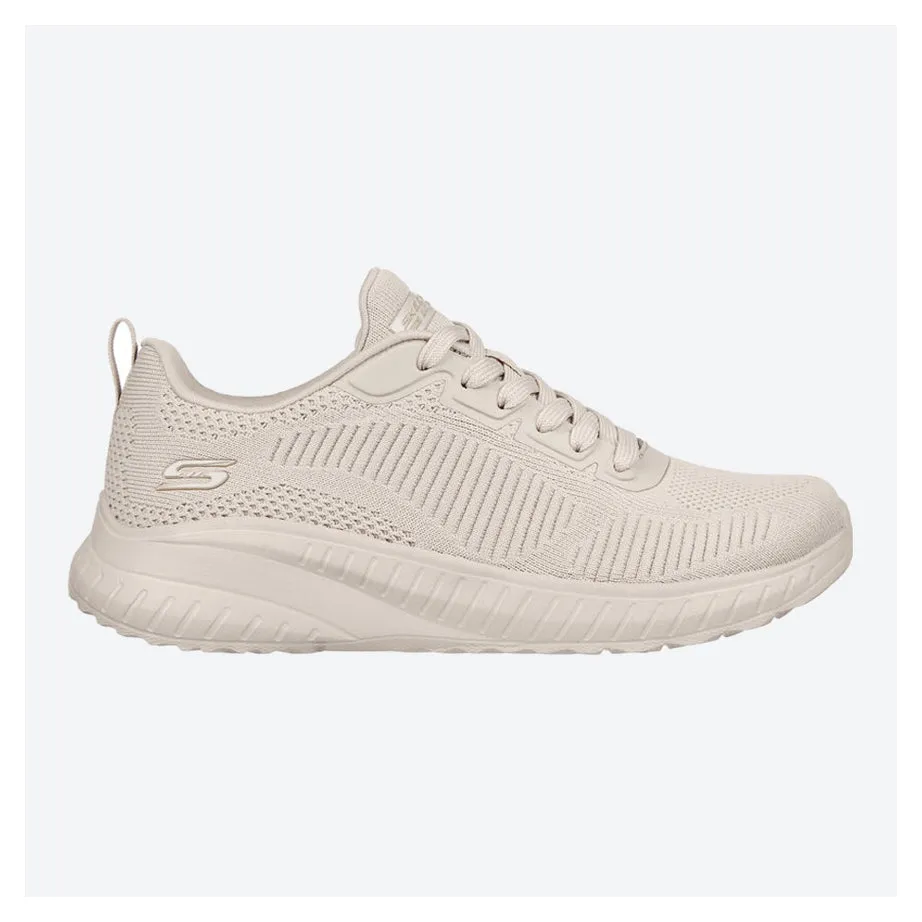 Damen Wide Fit Skechers Bobs Squad Chaos Face Off 117209 Vegane Sneakers