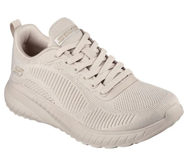 Damen Wide Fit Skechers Bobs Squad Chaos Face Off 117209 Vegane Sneakers