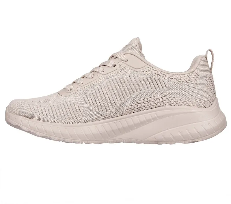 Damen Wide Fit Skechers Bobs Squad Chaos Face Off 117209 Vegane Sneakers