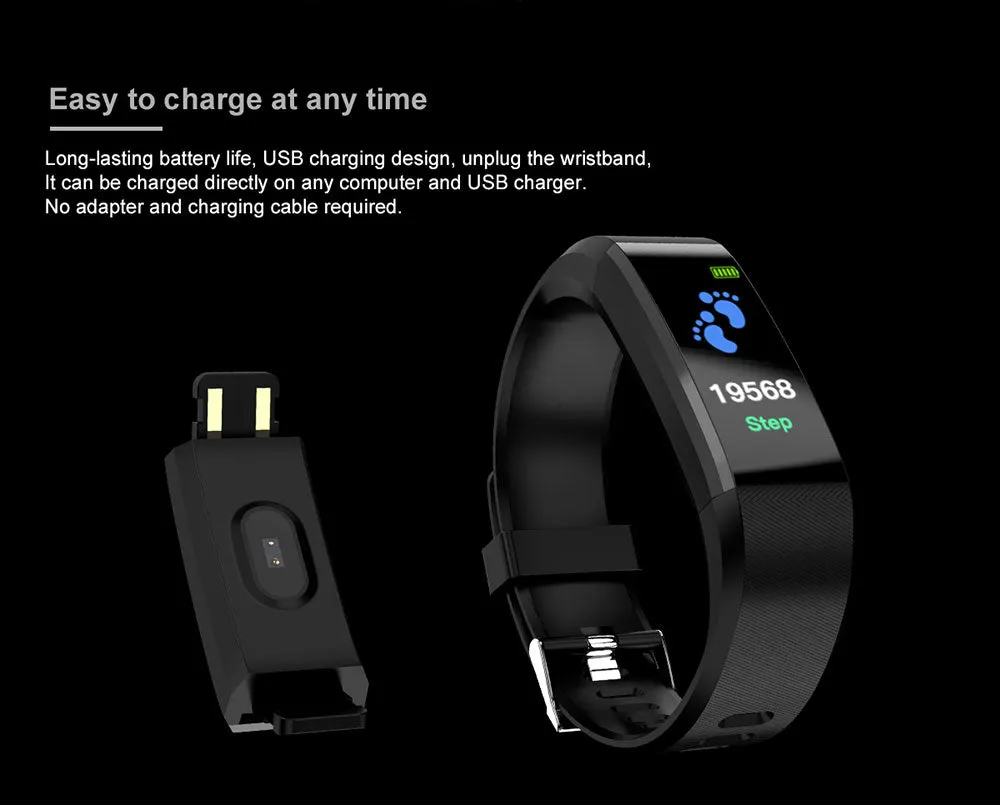Digital Smart Wristwatch and Fitness Tracker