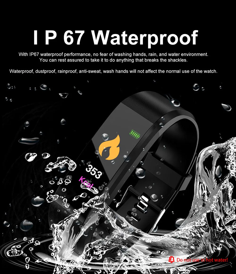 Digital Smart Wristwatch and Fitness Tracker