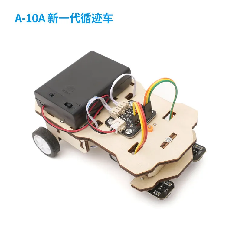DIY Assembled Model Electric Tracking Smart Car Science Discovery  STEM Education Physics Experiment Kit