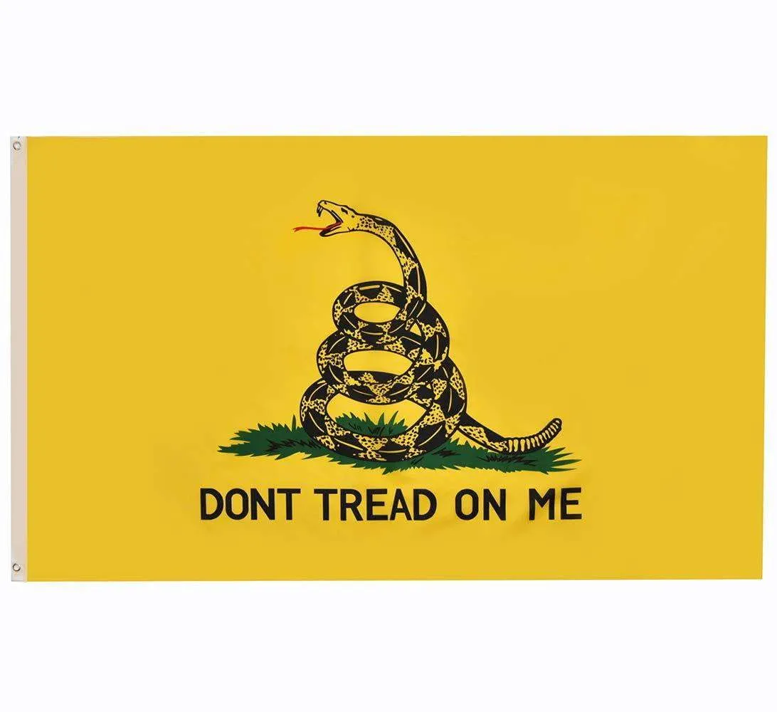 Don't Tread On Me Flag With Grommets 3 X 5 Feet