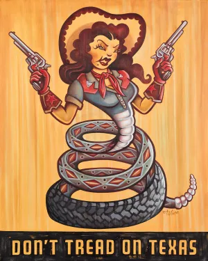 Don't Tread on Texas Fine Art Print