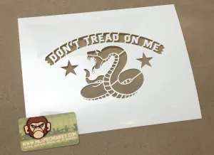DON'T TREAD STENCIL