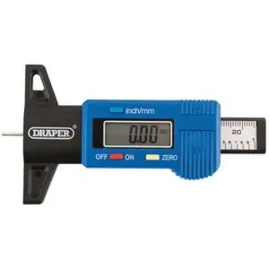 Draper Digital Tyre Tread Depth Gauge Dr-92224