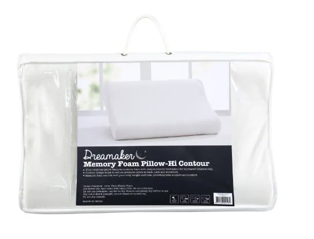 Dreamaker Memory Foam Pillow High Contour