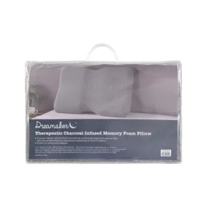 Dreamaker Therapeutic Charcoal Infused Memory Foam Pillow