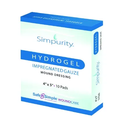 Dressing Hydrogel Impregnated Gauze Sterile by SafenSimple
