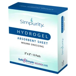 Dressing Hydrogel Impregnated Gauze Sterile by SafenSimple
