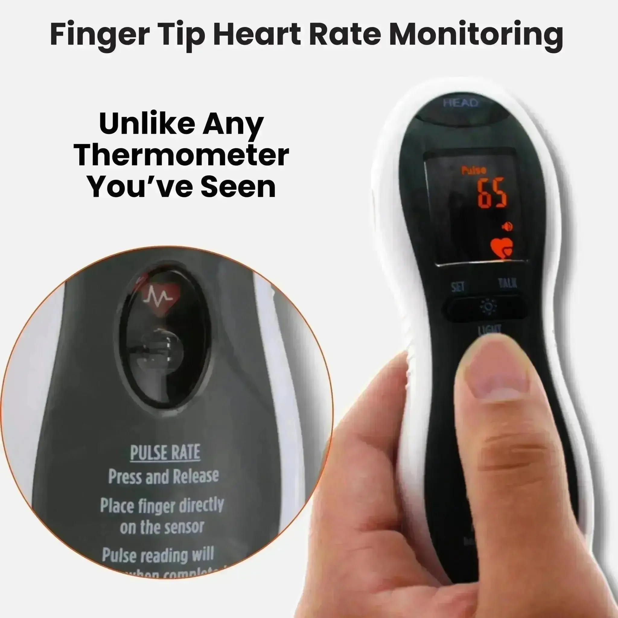 DualScan Ultra Pulse Talking Ear & Forehead Thermometer with 10  Features