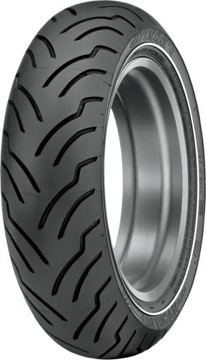 Dunlop 45131818 Dunlop American Elite 180/65B16 Narrow White Stripe Rear Tire 81H
