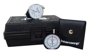 Durometer and Tread Depth Gauge - 0-100 Points - 0 to 1/2 in Tread Depth - Mechanical - Analog - Case - Kit
