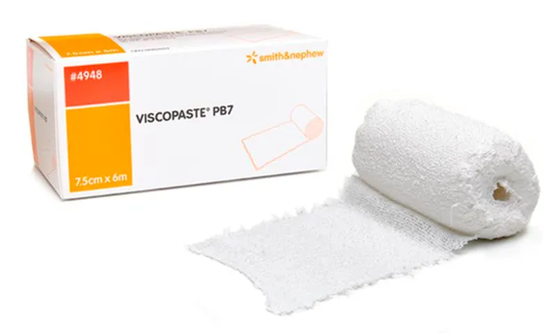 EA/1 VISCOPASTE PB7 MEDICATED PASTE BANDAGE, SIZE 7.5CM X 6M