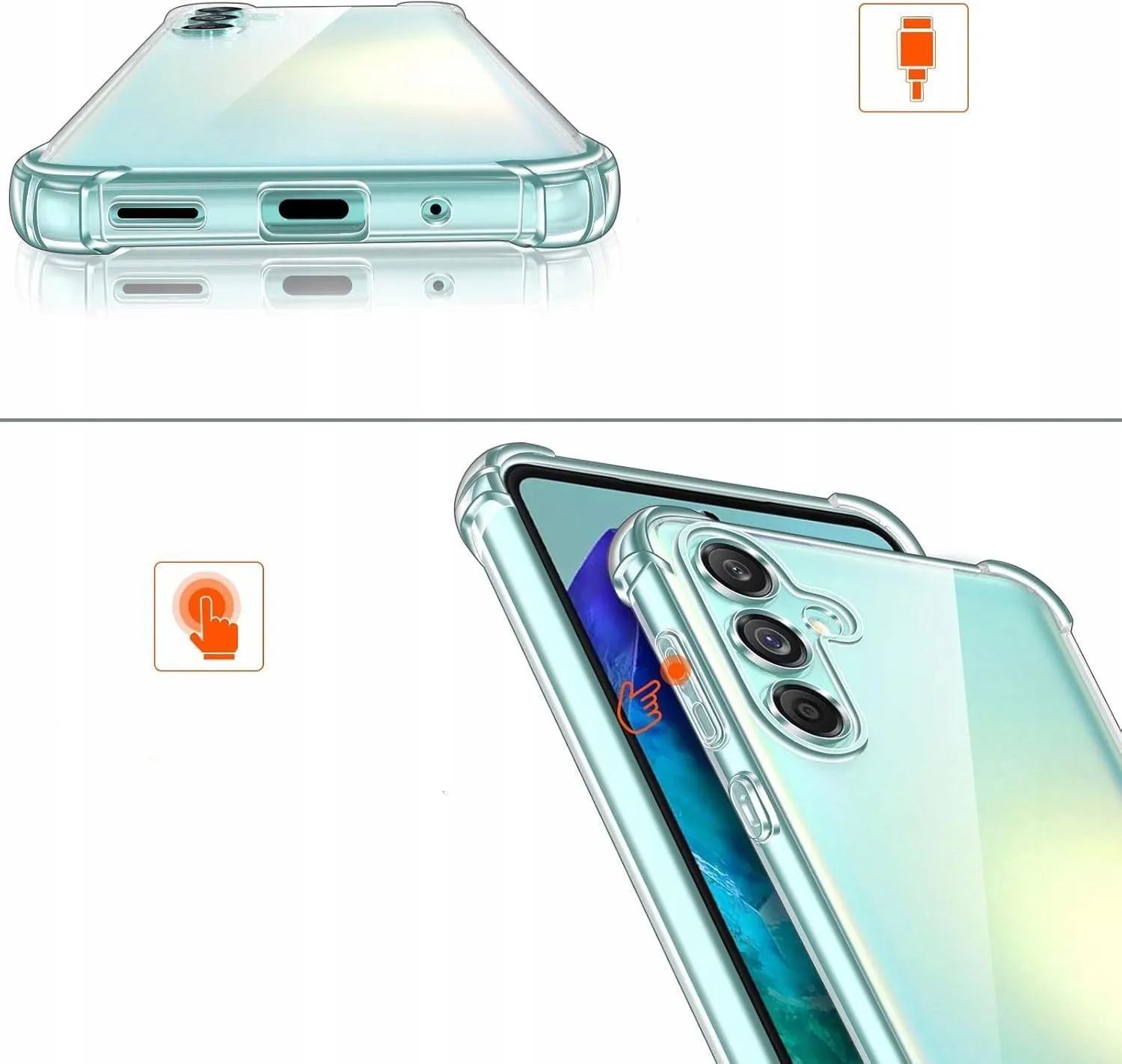 Etui Phoneo® Air Cushion - Samsung Galaxy M55