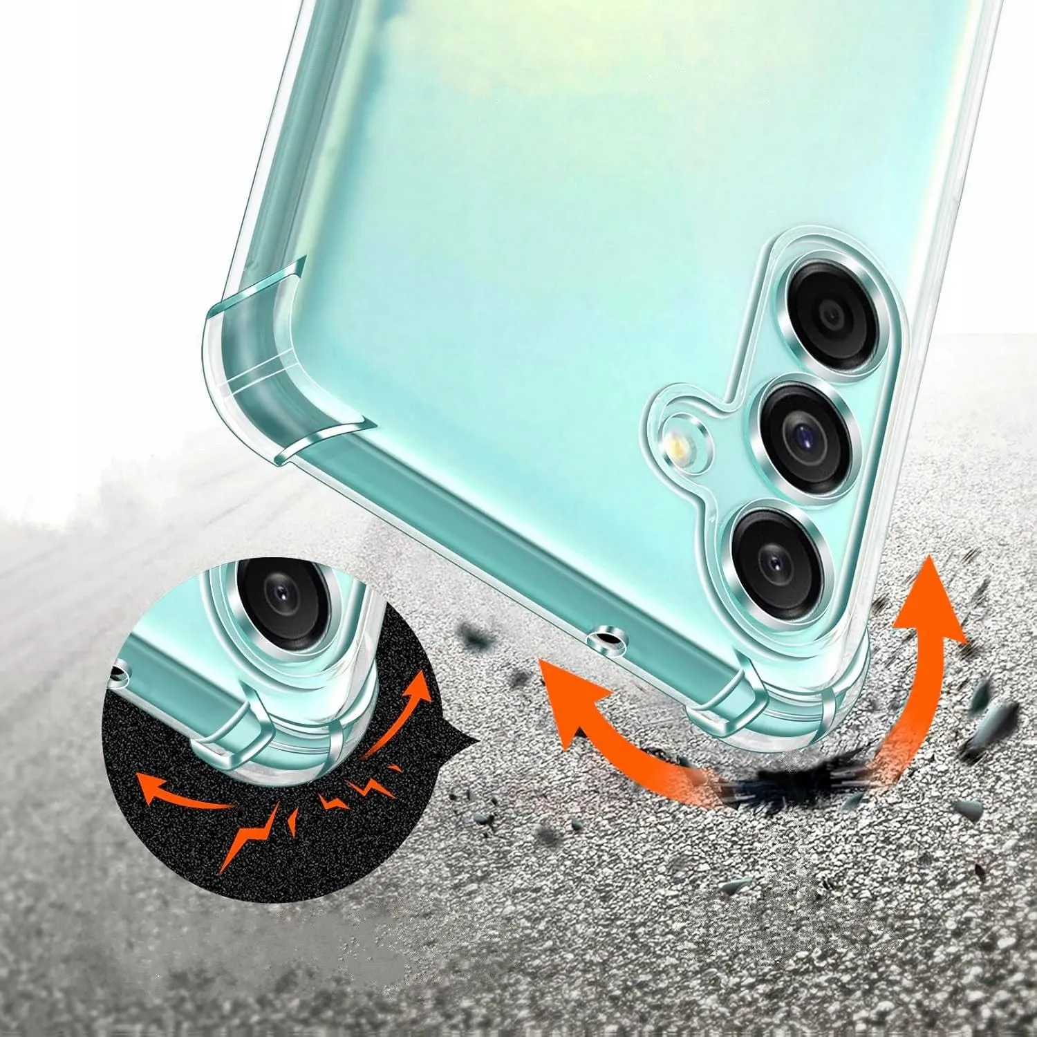 Etui Phoneo® Air Cushion - Samsung Galaxy M55