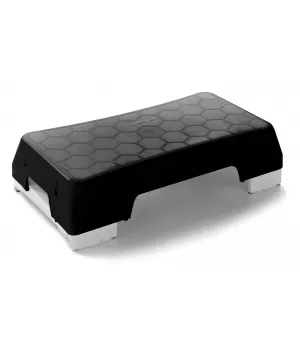 Exercise Step Black with Risers