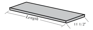 F8071 Series 11 1/2 Deep Tread No Return