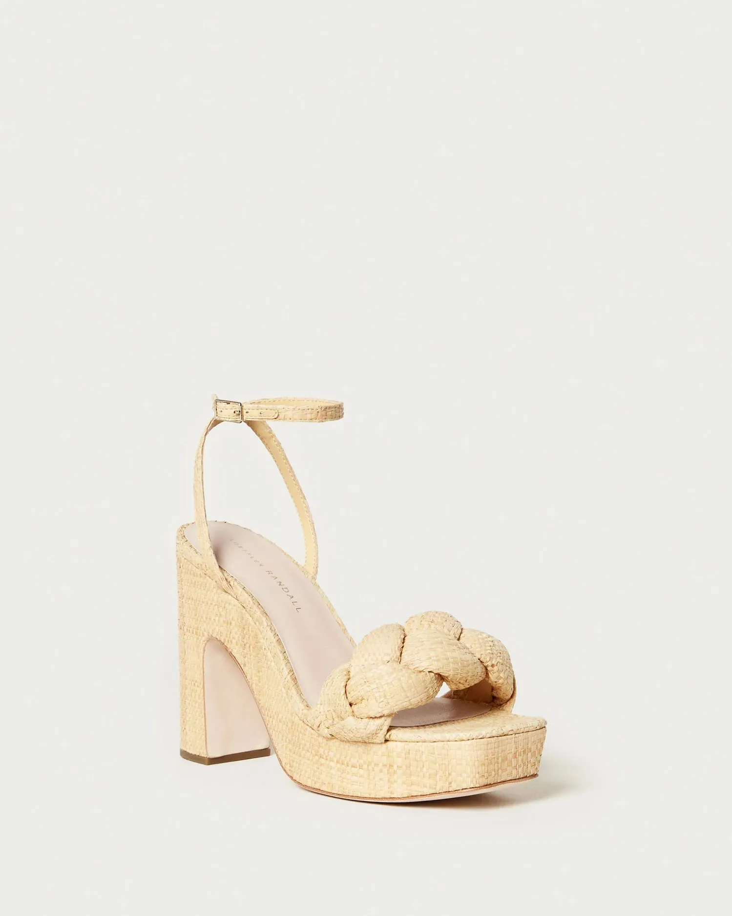 Fae Platform Heel in Natural
