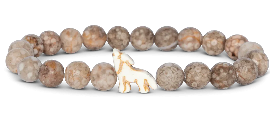Fahlo Red Wolf Tracking Bracelet