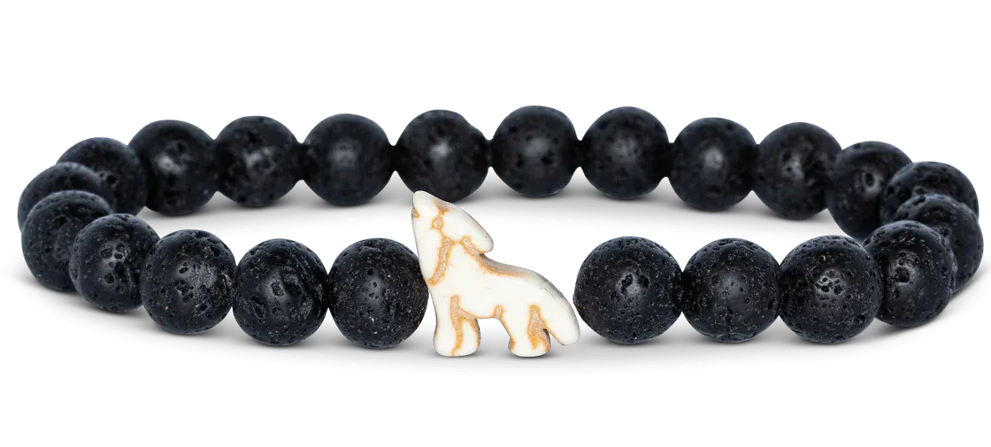 Fahlo Red Wolf Tracking Bracelet