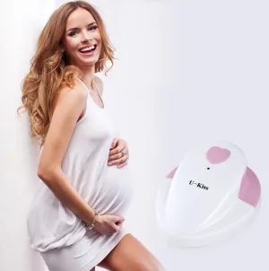 Fetal Doppler Safe And Portable Baby Doppler Heart Rate Detector Baby Heart Monitor With Headphones