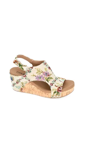 FINAL SALE: Carley Sand Brocade Floral By Corky's