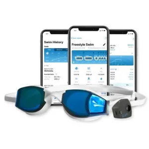Finis Smart Goggle with Digital In-Goggle Display and Fitness Tracking