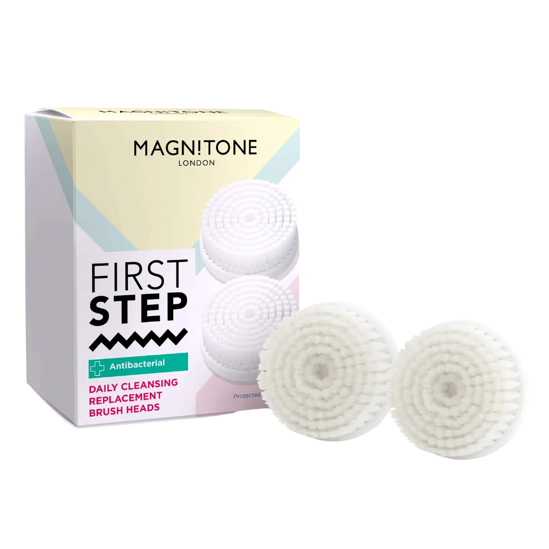 First Step - SkinSoft Antibacterial Replacement Heads - 2 pack