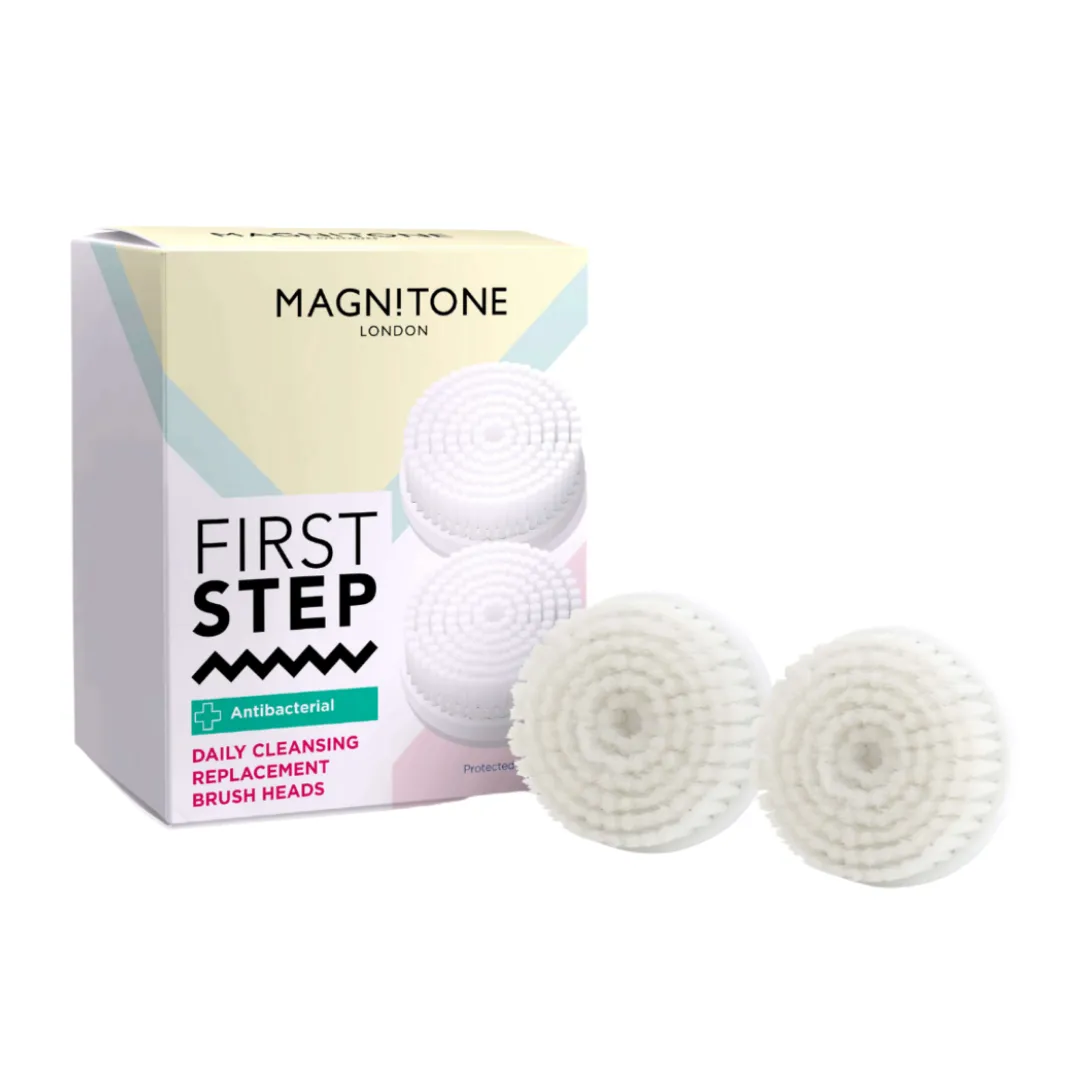 First Step - SkinSoft Antibacterial Replacement Heads - 2 pack