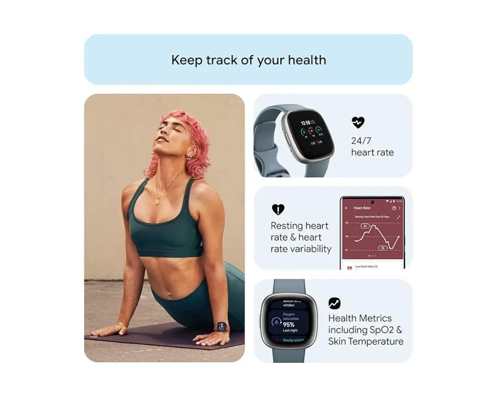 Fitbit - Versa 4 Fitness Smartwatch: Your Ultimate Wellness Companion