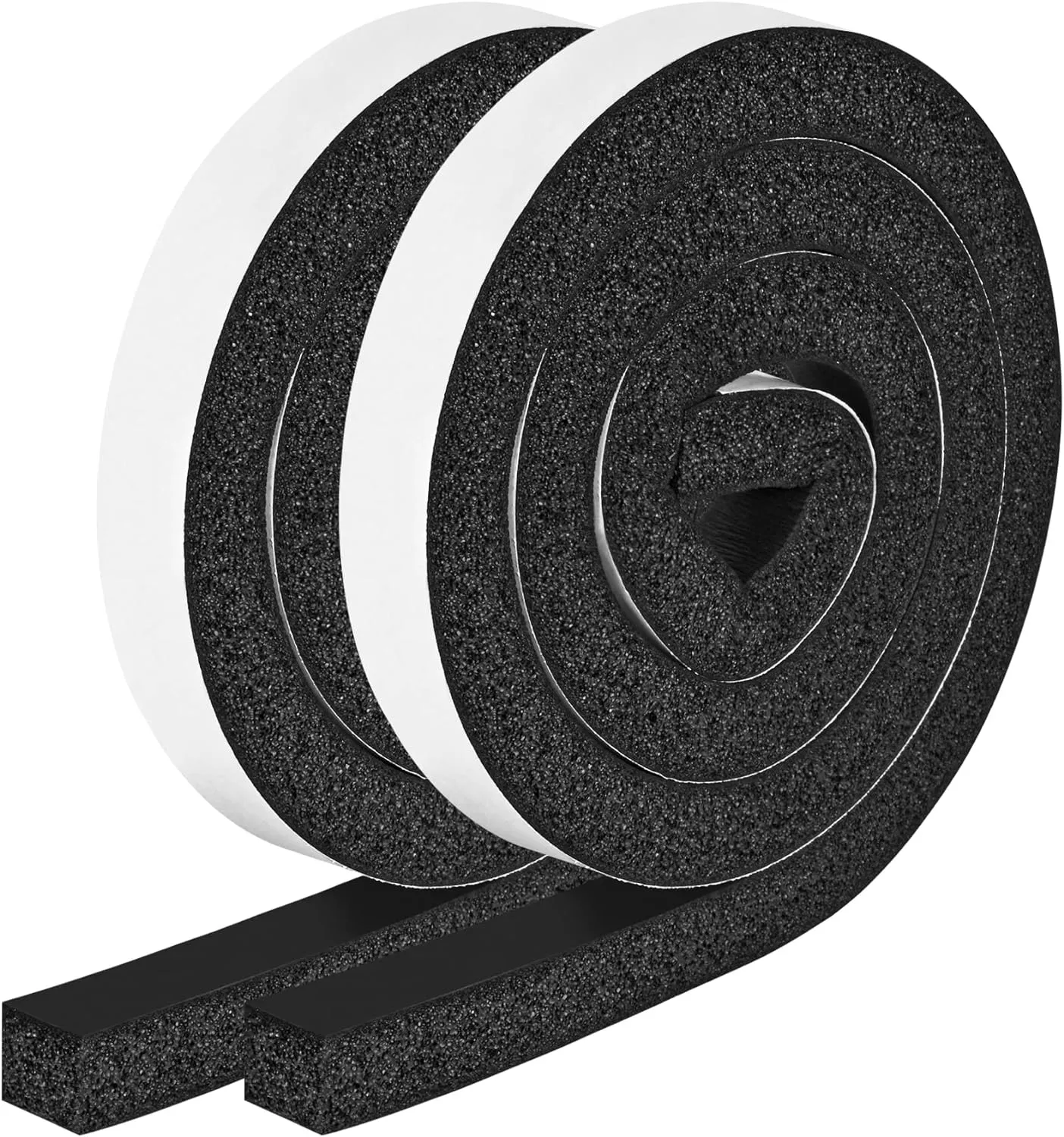 Foam Strips with Adhesive, 2 Inch Wide X 1 Inch Thick, Neoprene Weather Strippin