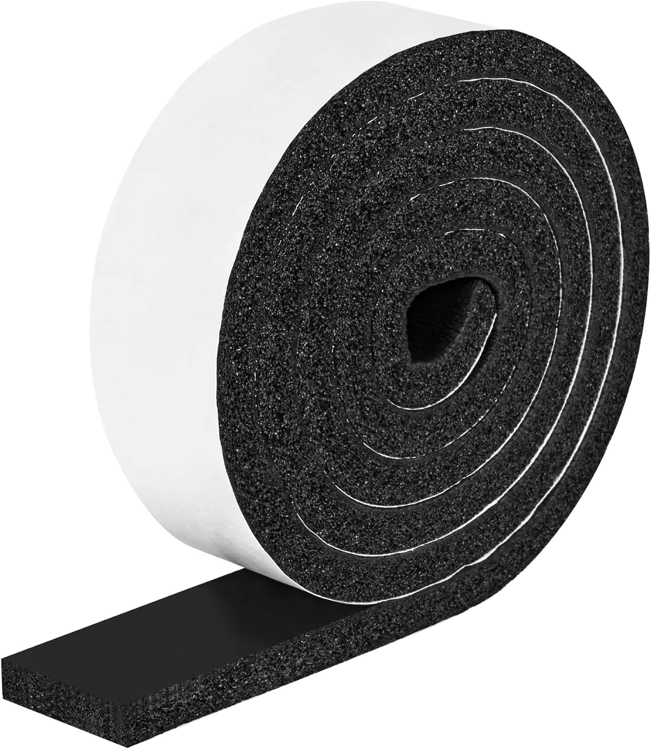 Foam Strips with Adhesive, 2 Inch Wide X 1 Inch Thick, Neoprene Weather Strippin
