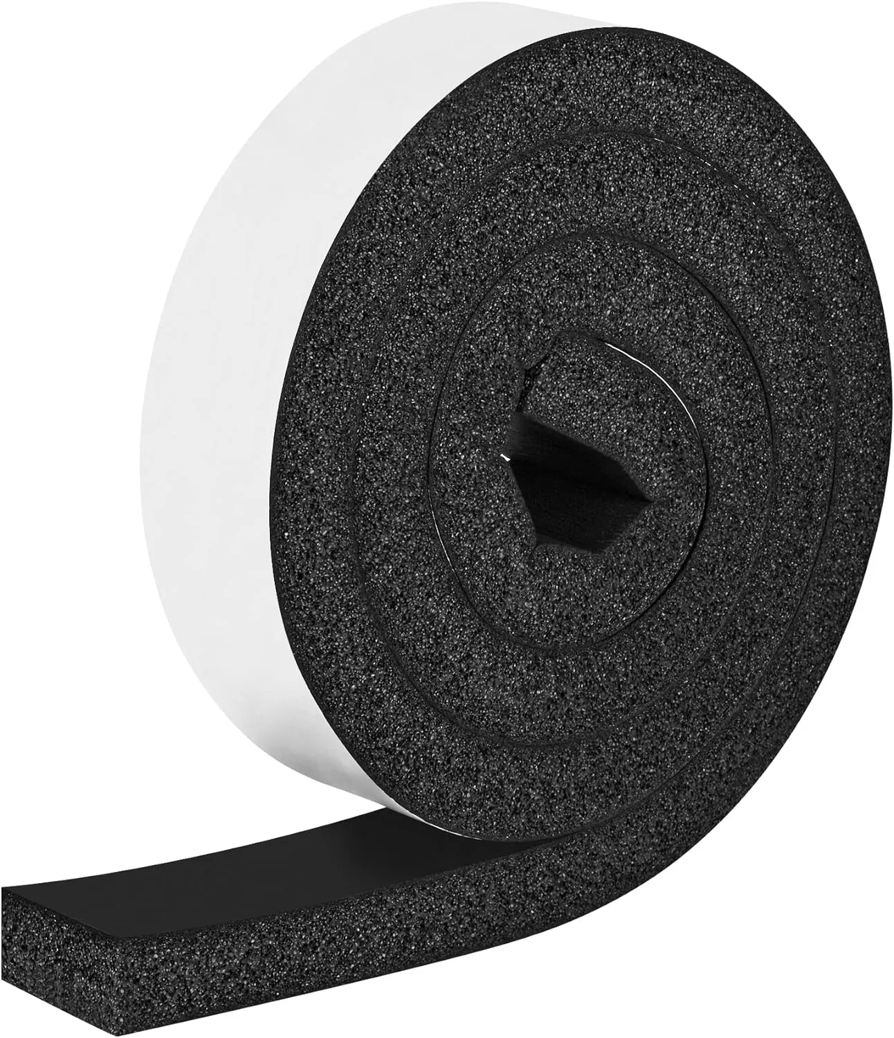 Foam Strips with Adhesive, 2 Inch Wide X 1 Inch Thick, Neoprene Weather Strippin
