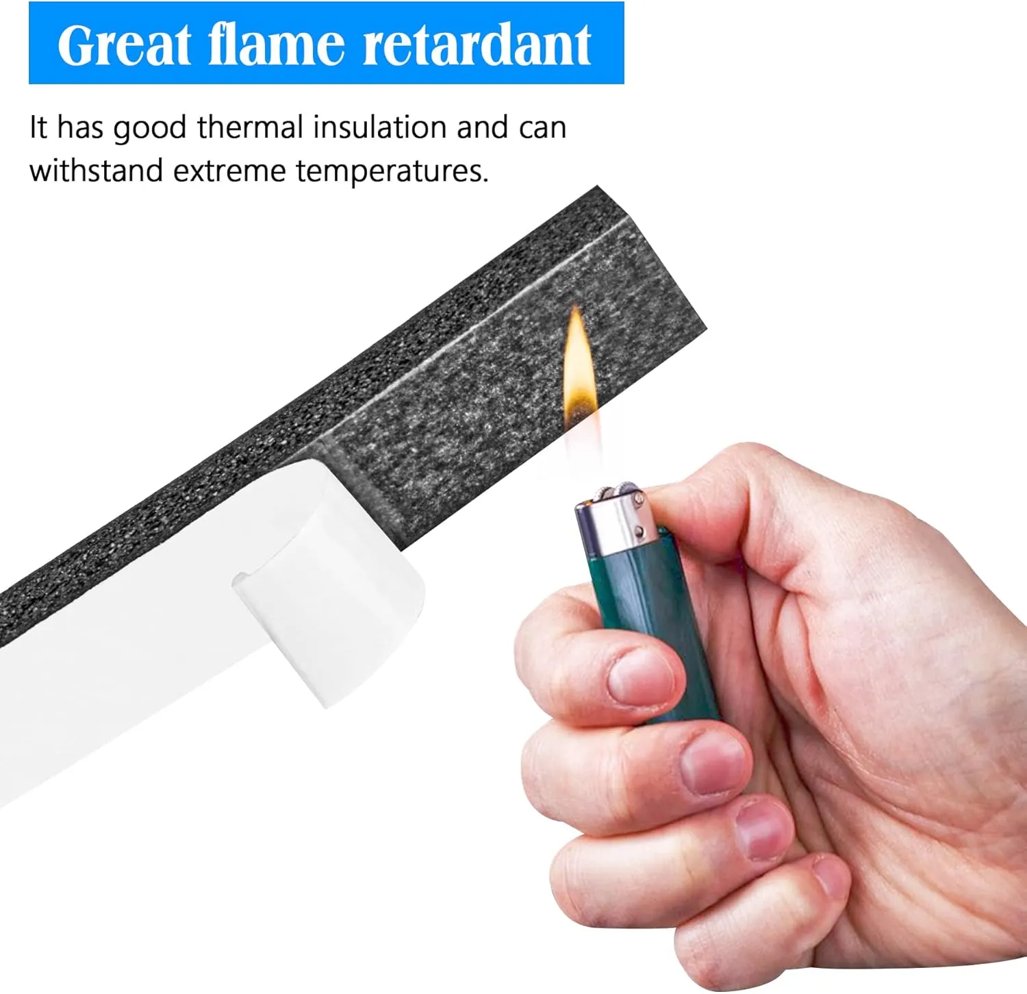 Foam Strips with Adhesive, 2 Inch Wide X 1 Inch Thick, Neoprene Weather Strippin
