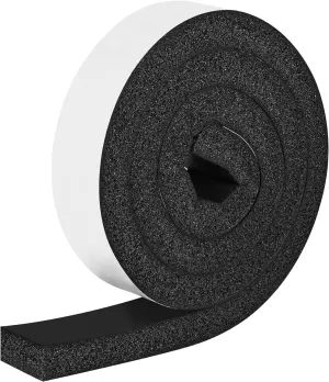 Foam Strips with Adhesive, 2 Inch Wide X 1 Inch Thick, Neoprene Weather Strippin
