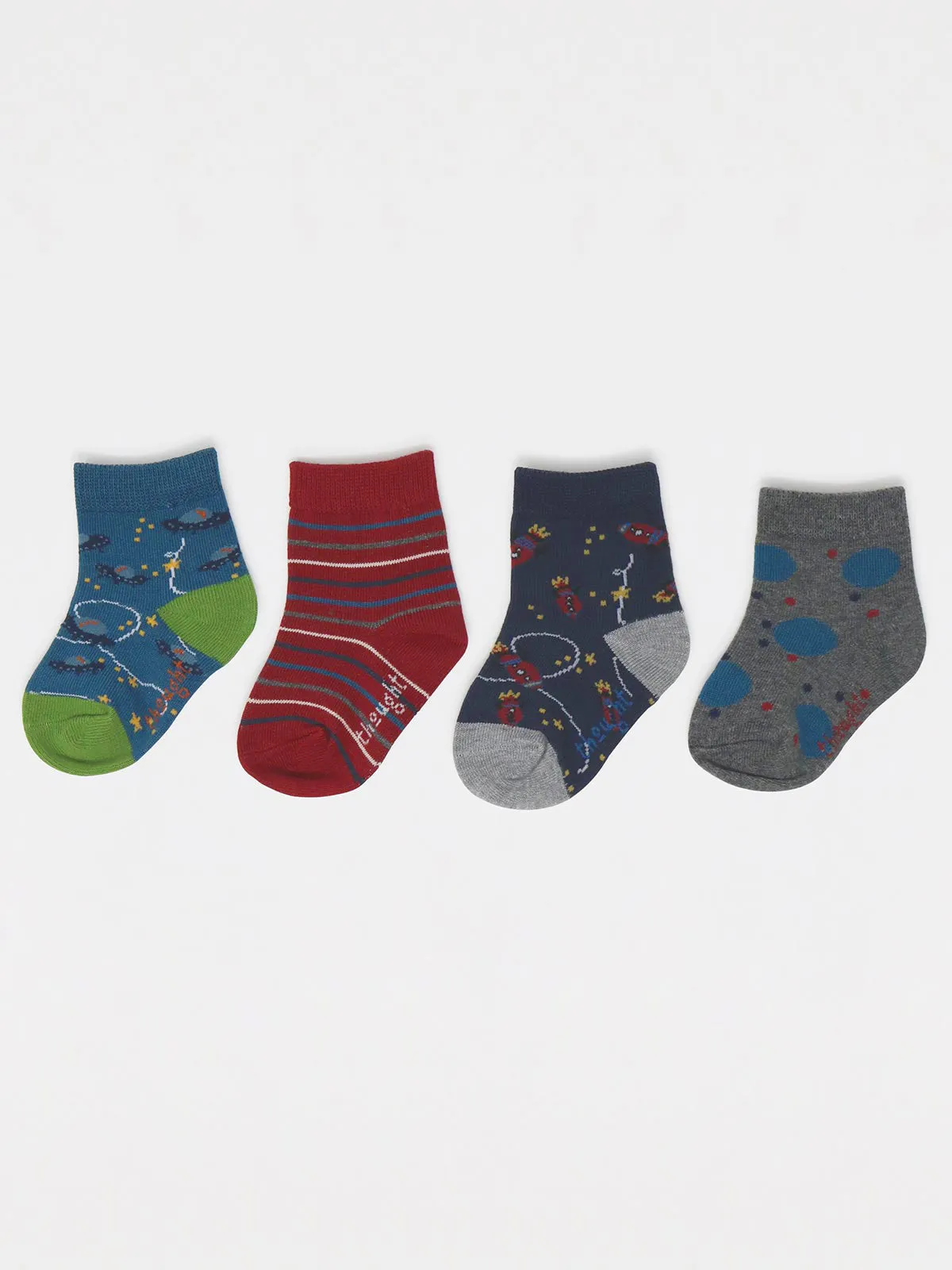 Franky Baby Bamboo 4 Socks Gift Box by Thought