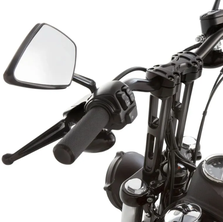 Fusion Knurled Grips, Black - Cable Throttle