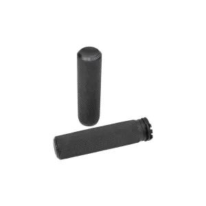 Fusion Knurled Grips, Black - Cable Throttle