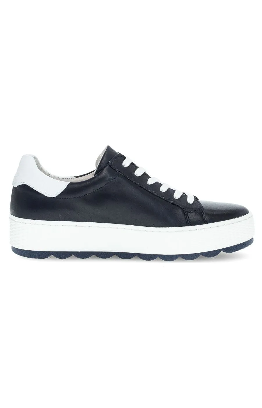 Gabor Navy Zip Trainer