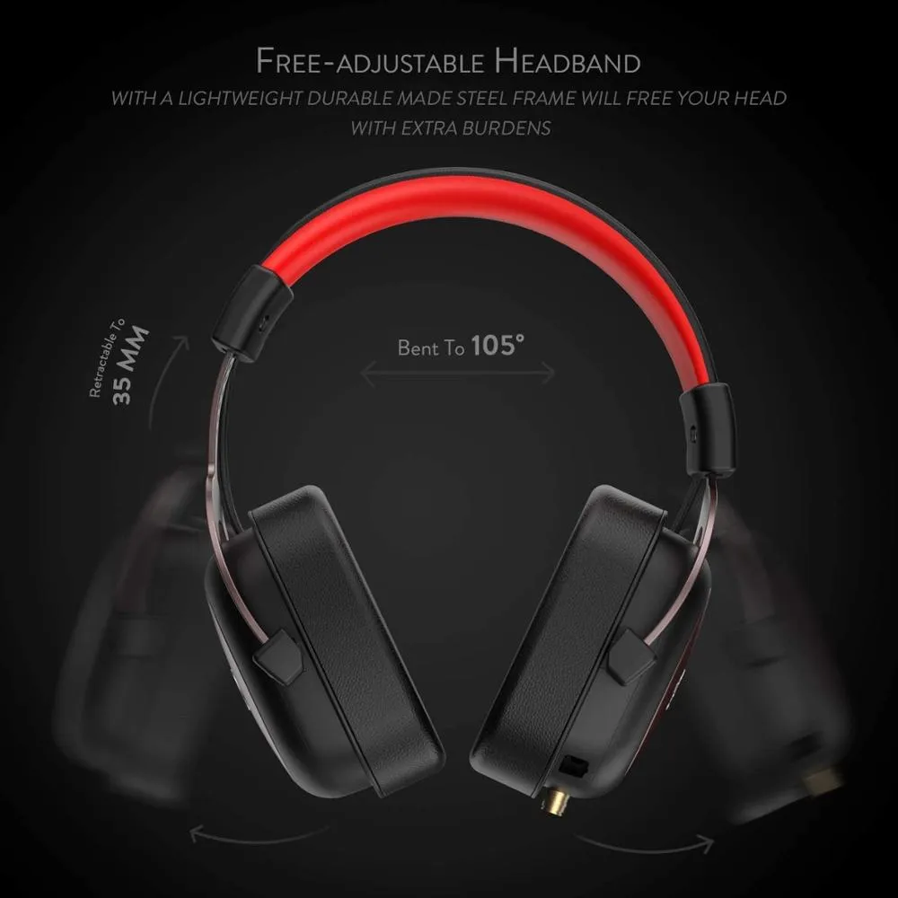 Gaming Headset Surround Memory Foam Earpad