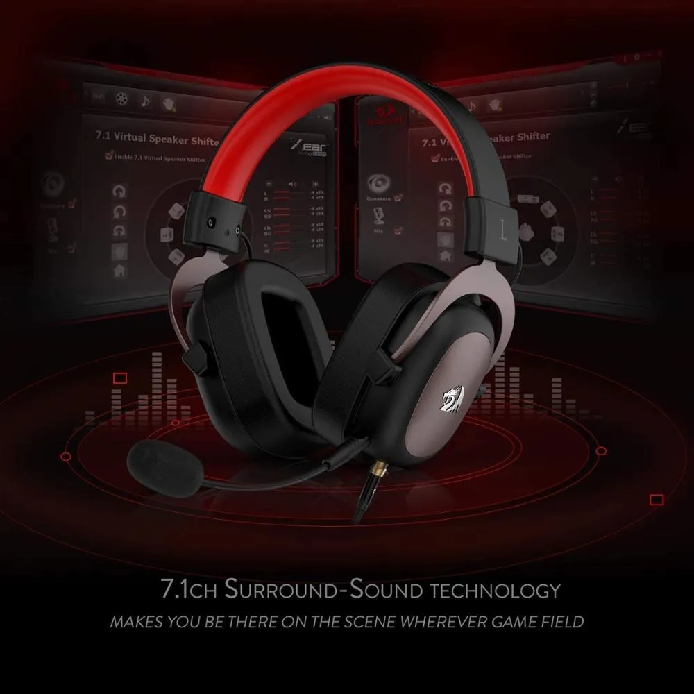 Gaming Headset Surround Memory Foam Earpad